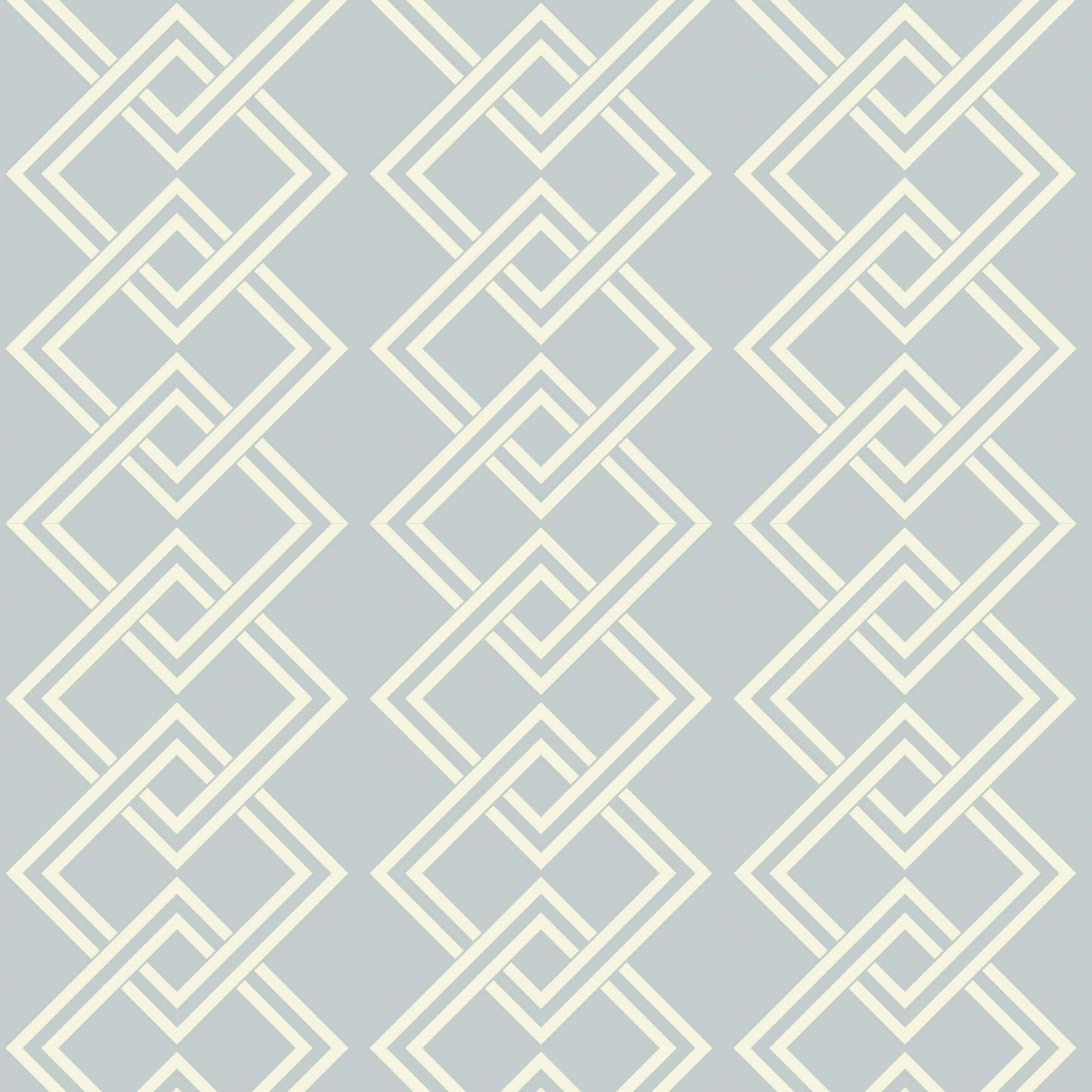 Mitchell Black Mod Block Wallpaper Sample - Pale Mineral Blue