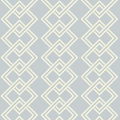 Mitchell Black Mod Block Wallpaper - Pale Mineral Blue
