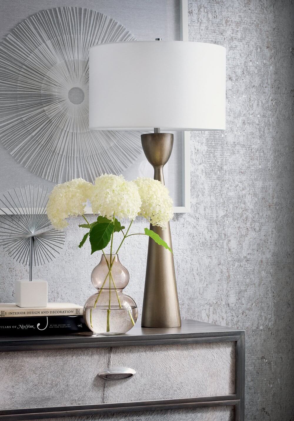 Thibaut Modern Resource Cork Wallpaper - Metallic Silver