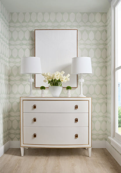 Thibaut Modern Resource Lola Wallpaper - Sage