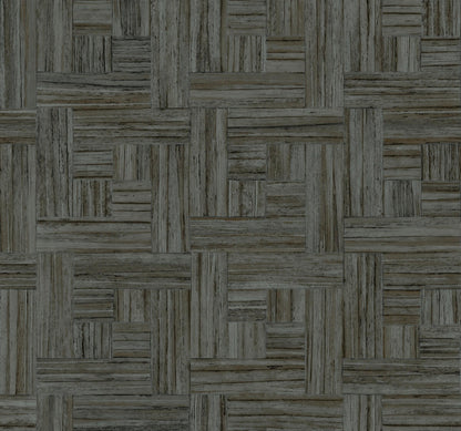 York Natural Digest Tesselle Wallpaper - Black