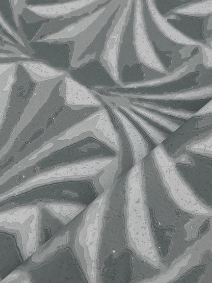 Candice Olson Natural Discovery Sculpted Fans Wallpaper - Charcoal