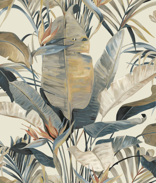 Candice Olson Natural Discovery Tropical Cabana Wallpaper - Plush Neutral