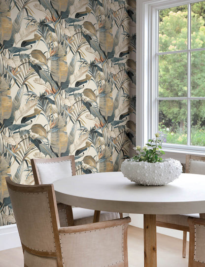 Candice Olson Natural Discovery Tropical Cabana Wallpaper - Plush Neutral