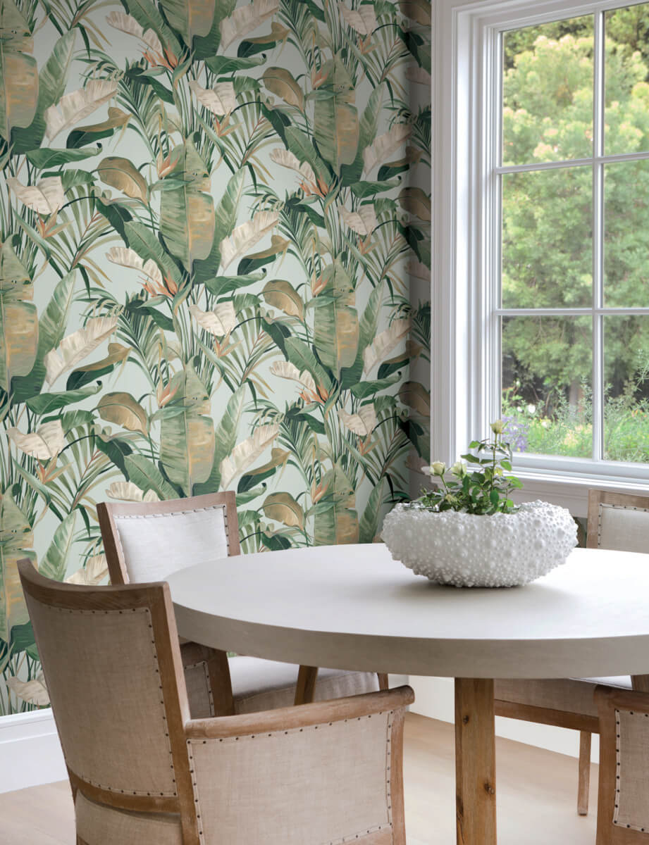 NT6134 Candice Olson Natural Discovery Tropical Cabana Wallpaper
