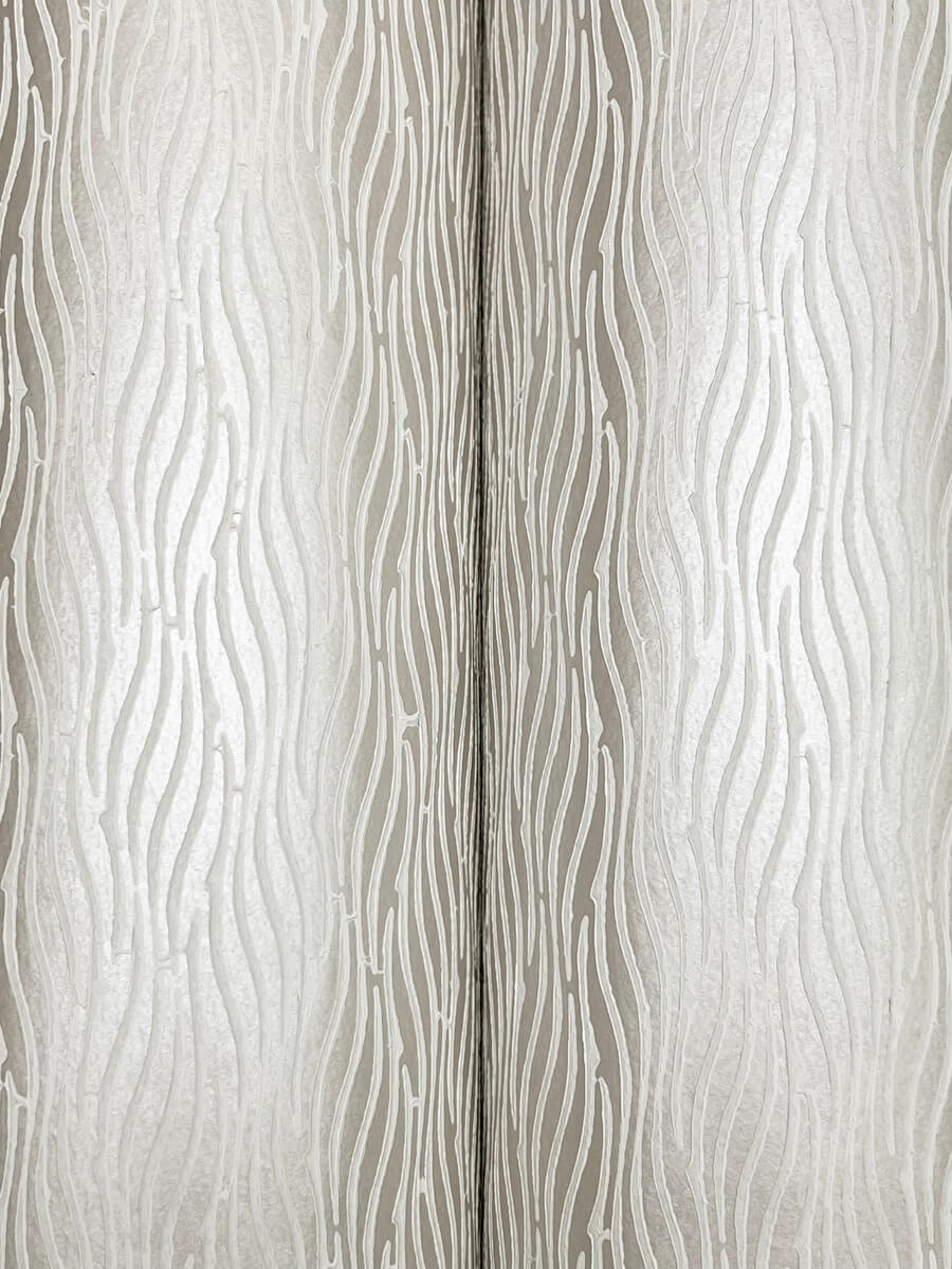 Candice Olson Natural Discovery Elevated Waves Wallpaper - Pearl