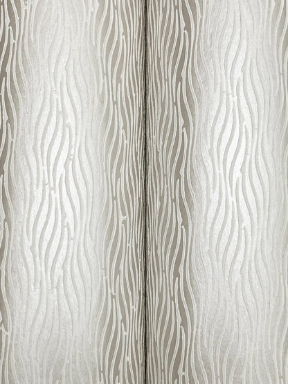 Candice Olson Natural Discovery Elevated Waves Wallpaper - Pearl