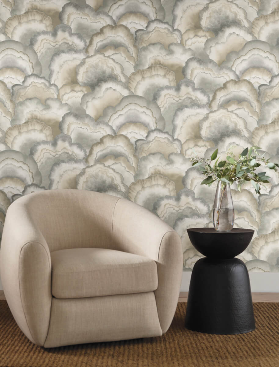 Candice Olson Natural Discovery Abalone Fans Wallpaper - Smokey