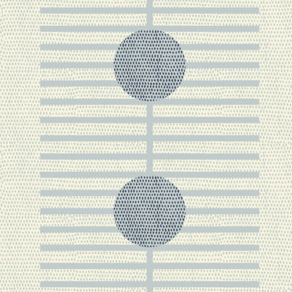 Mitchell Black Nomalanga Wallpaper - Blue Alabaster