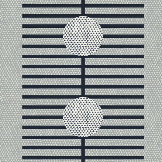 Mitchell Black Nomalanga Wallpaper - Cool Gray