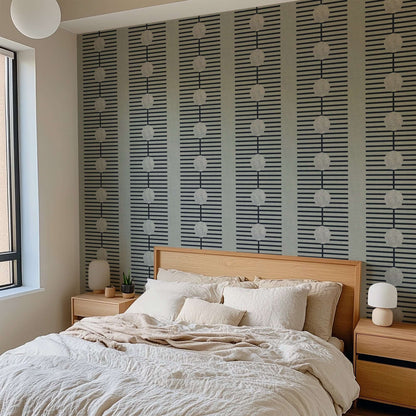 Mitchell Black Nomalanga Wallpaper - Cool Gray