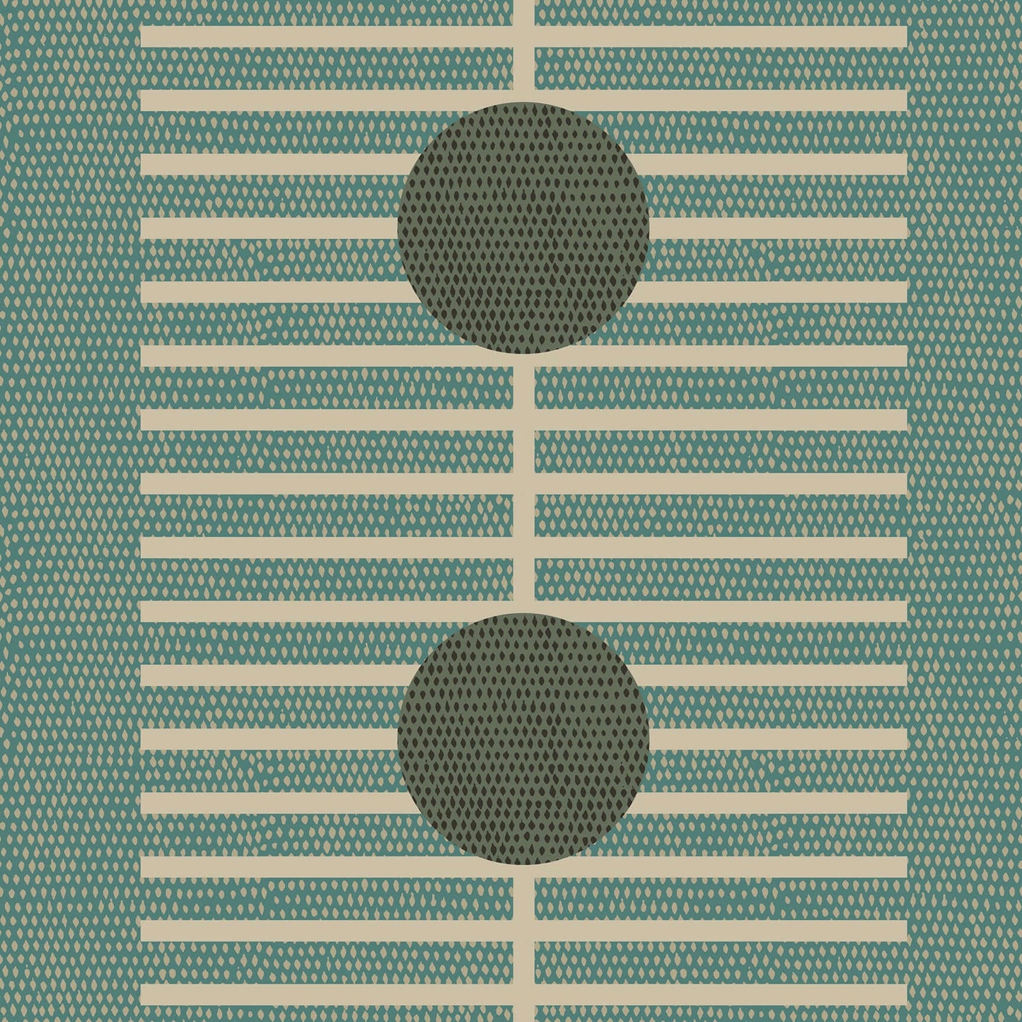 Mitchell Black Nomalanga Wallpaper Sample - Green Jewel