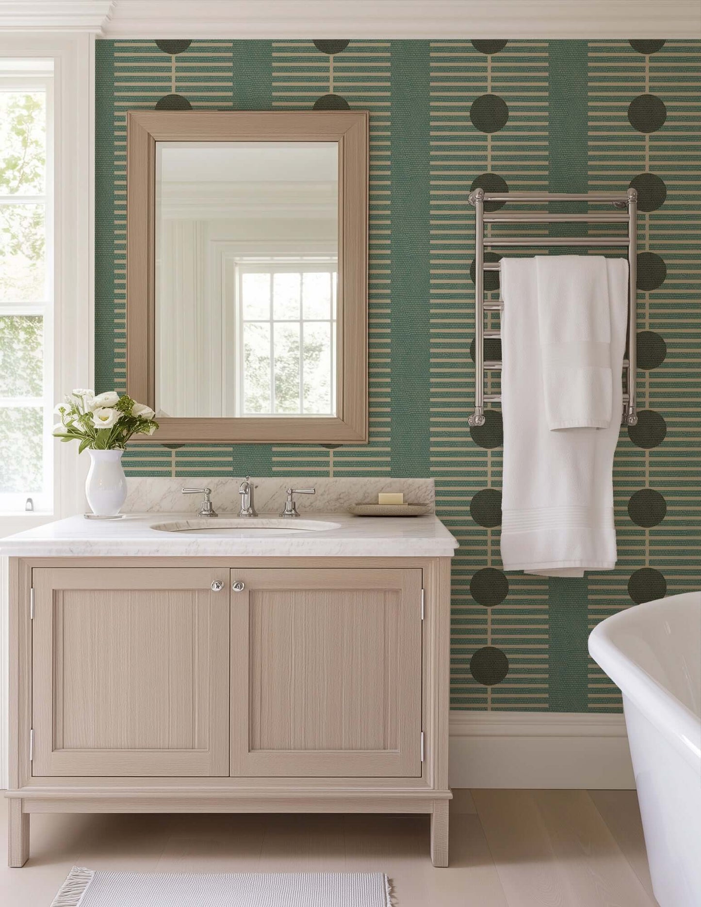 Mitchell Black Nomalanga Wallpaper - Green Jewel