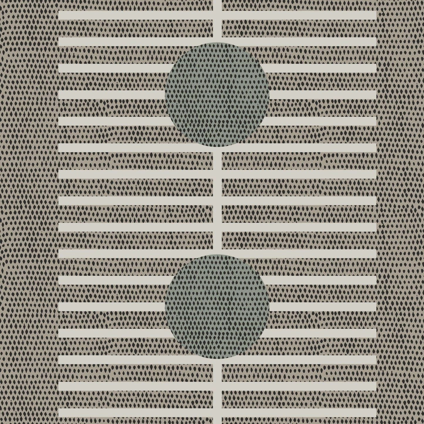 Mitchell Black Nomalanga Wallpaper Sample - Sage Taupe