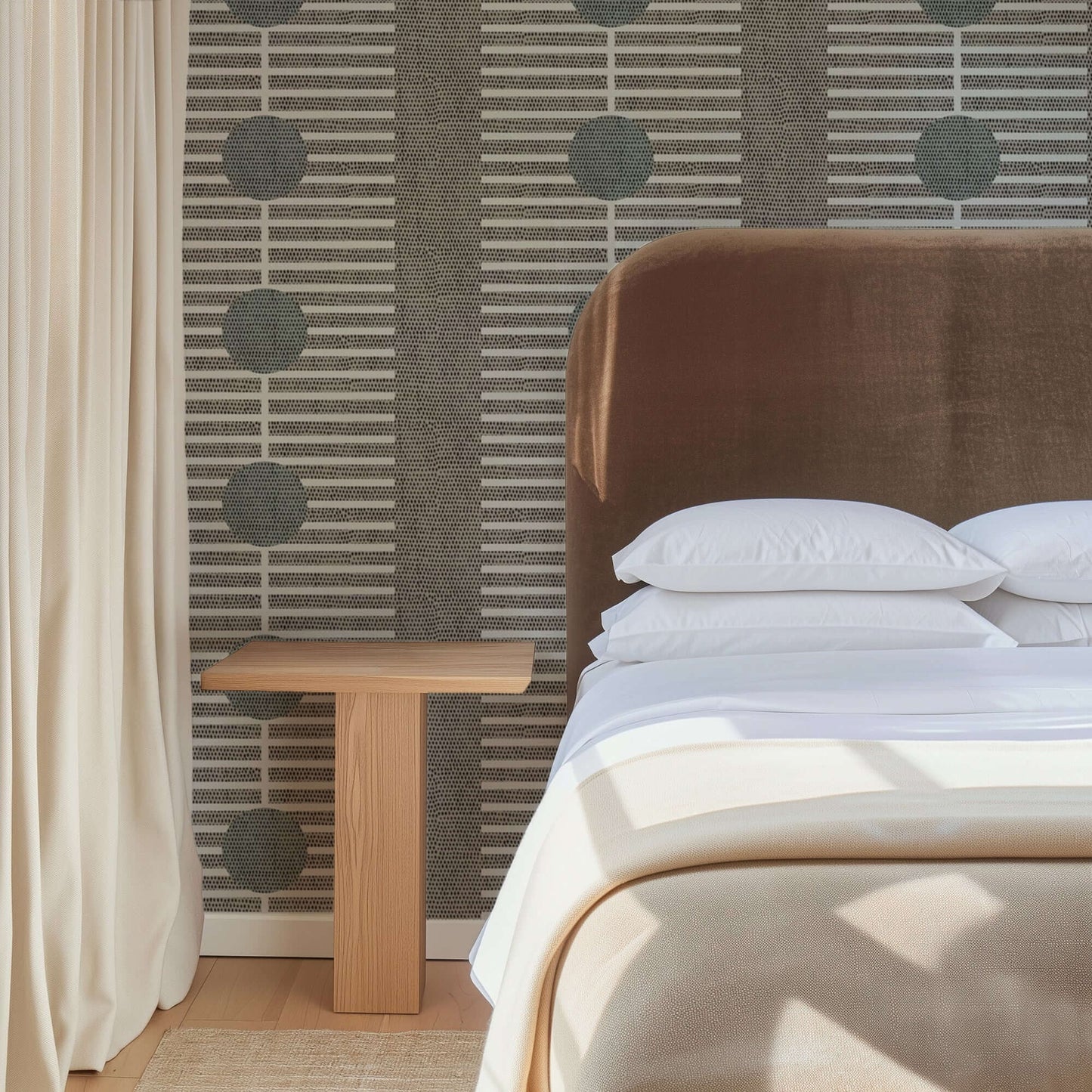 Mitchell Black Nomalanga Wallpaper - Sage Taupe