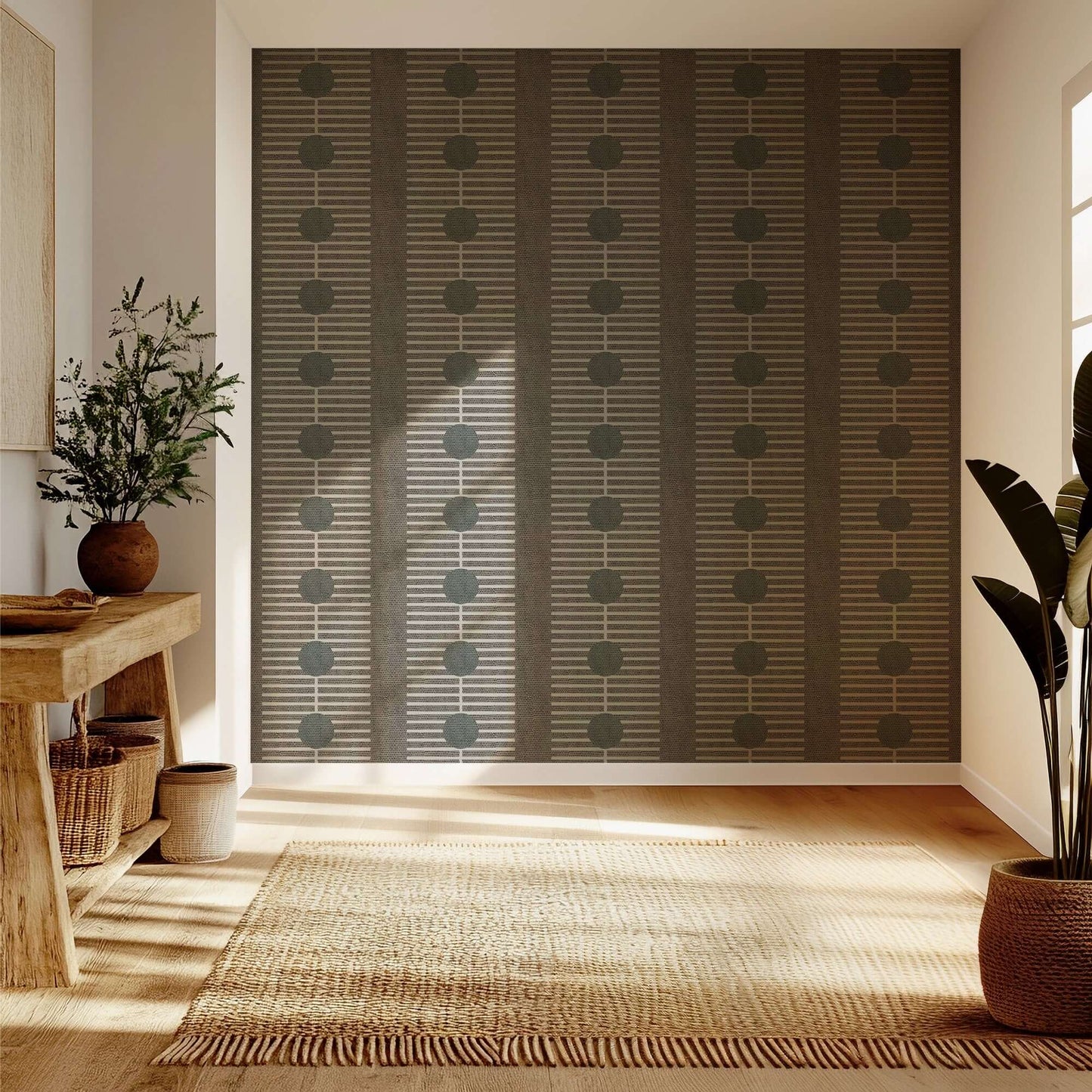 Mitchell Black Nomalanga Wallpaper - Sage Taupe