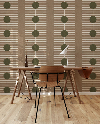 Mitchell Black Forbes Masters Nomalanga Wallpaper - Cocoa Olive