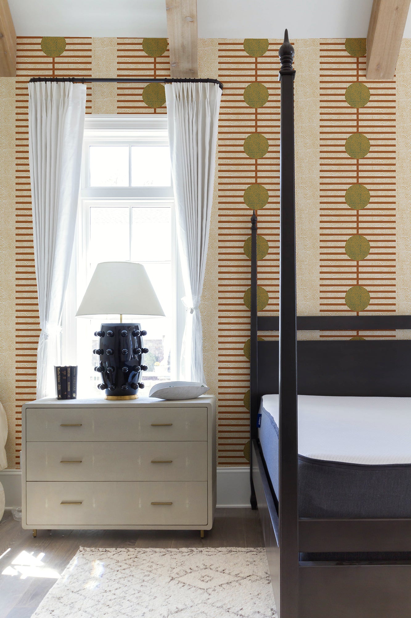 Mitchell Black Forbes Masters Nomalanga Wallpaper - Terracotta