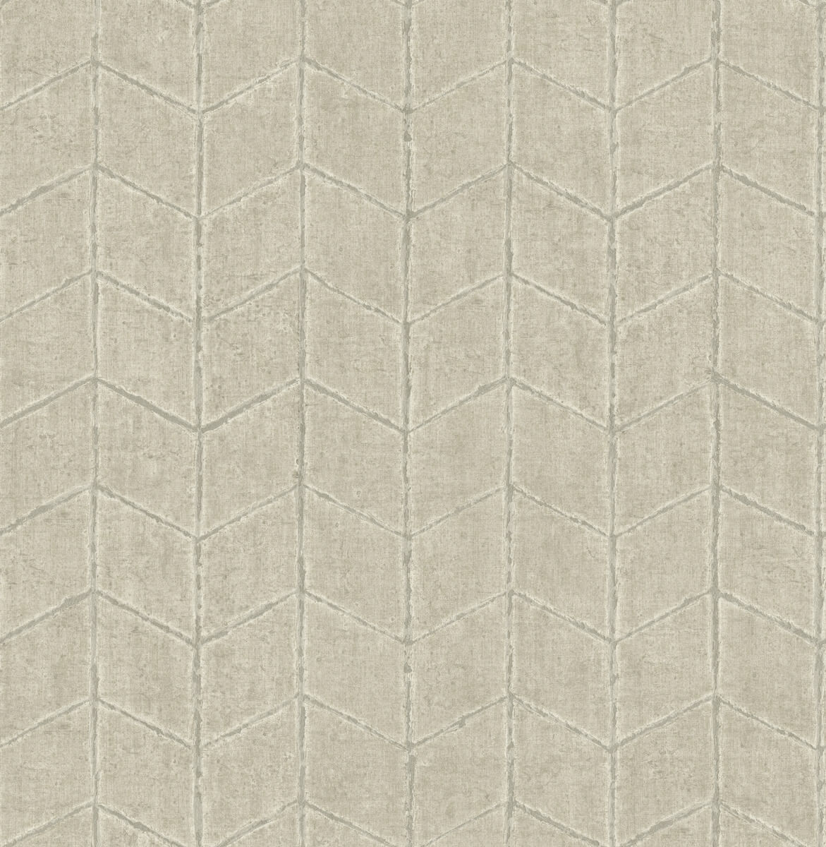New Origins Flatiron Geometric Wallpaper - Taupe