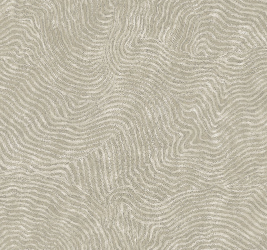New Origins Modern Wood Wallpaper - Taupe