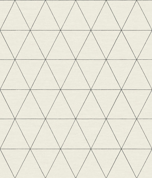 Magnolia Home Book 4 Ridge Wallpaper - White & Black