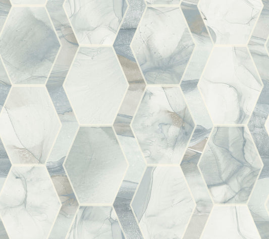 Candice Olson Modern Nature Second Edition Earthbound Wallpaper - Blue Gray
