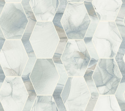 Candice Olson Modern Nature Earthbound Wallpaper - Blue Gray