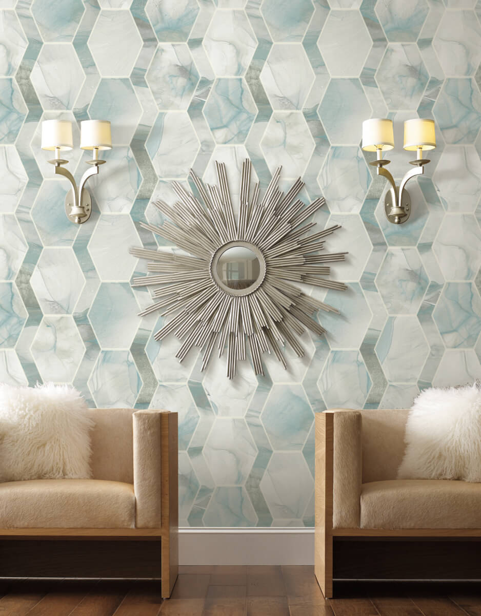 Candice Olson Modern Nature Second Edition Earthbound Wallpaper - Turquoise