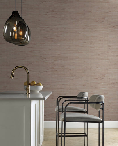 Candice Olson Modern Nature Second Edition Metallic Jute Wallpaper - Tan & Silver