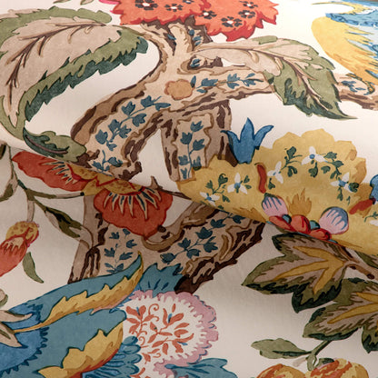 Lee Jofa 200 Wallcovering Tree of Life Wallpaper - Denim & Berry