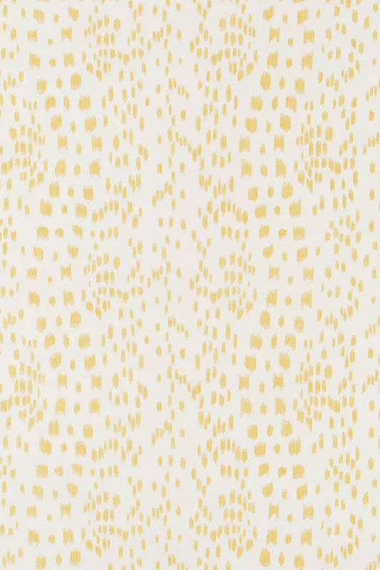 Brunschwig & Fils Les Touches Wallpaper - Canary