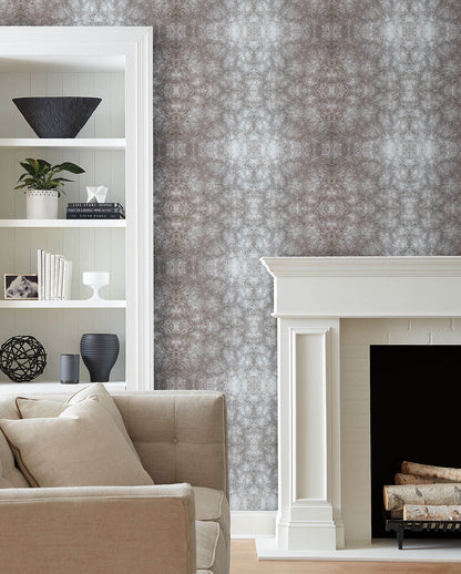 SAS Equestrian Home Rose Dapple Peel & Stick Wallpaper - Warm Grey