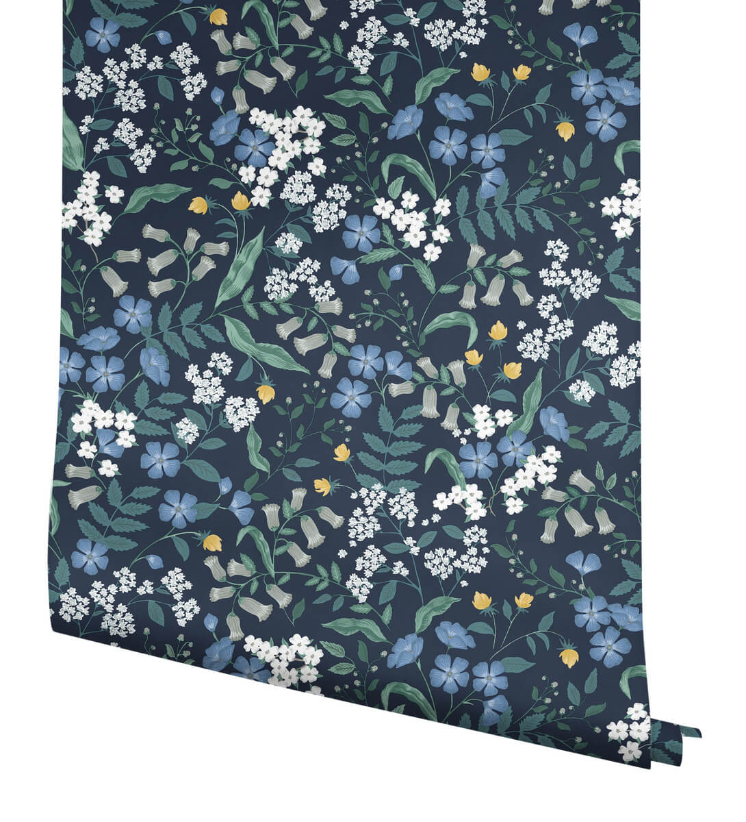 Rifle Paper Co. Third Edition Sweetbrier Peel & Stick Wallpaper - Navy ...