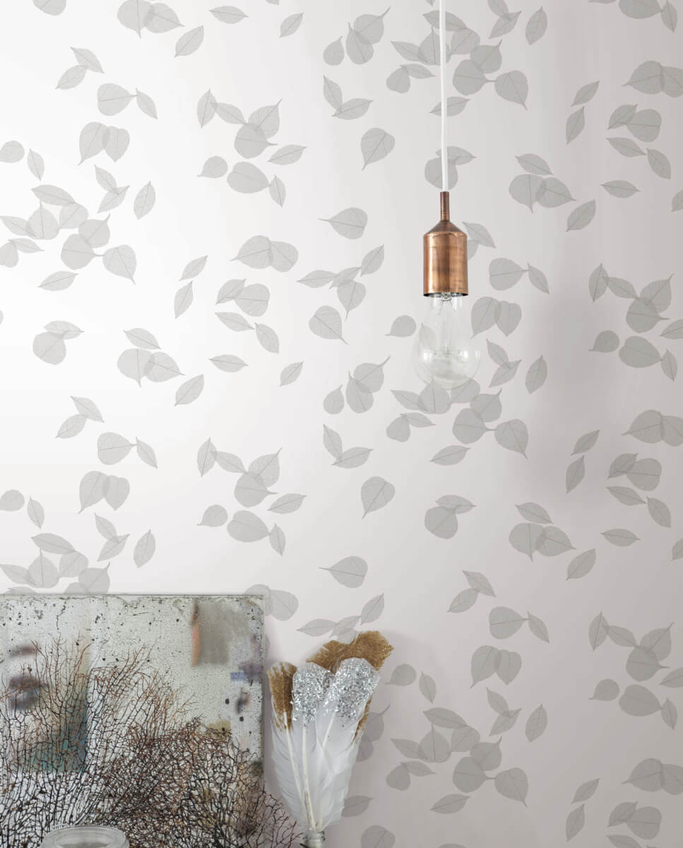 Aviva Stanoff Inner Peace Peel & Stick Wallpaper - Salt Grey