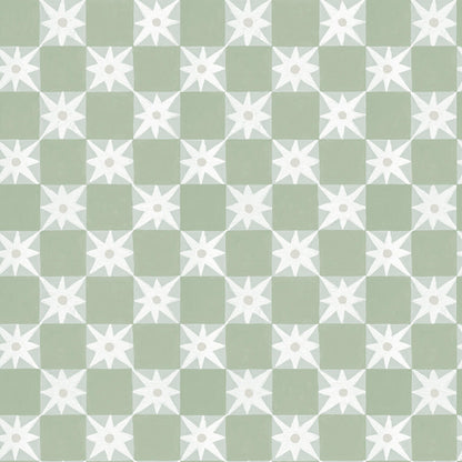 Mirth Studios Stardust Checkerboard Peel & Stick Wallpaper - Green