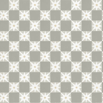 Mirth Studios Stardust Checkerboard Peel & Stick Wallpaper - Warm Grey