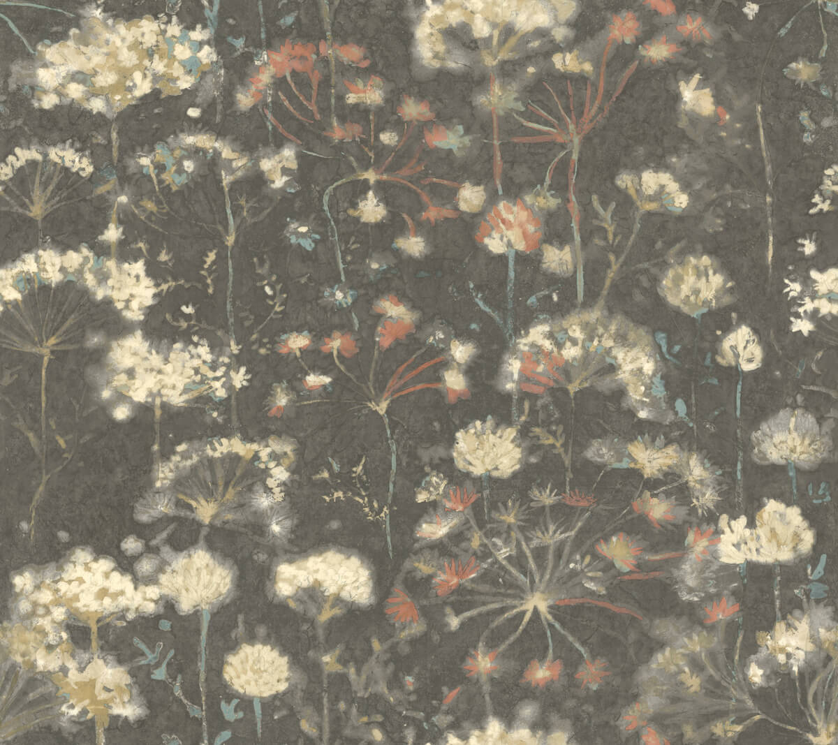 Simply Candice Botanical Fantasy Peel & Stick Wallpaper - Charcoal