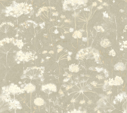 Simply Candice Botanical Fantasy Peel & Stick Wallpaper - Soft Taupe