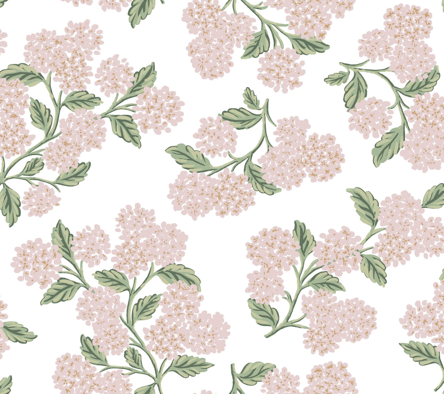 Rifle Paper Co. Hydrangea Peel & Stick Wallpaper - Pink & White