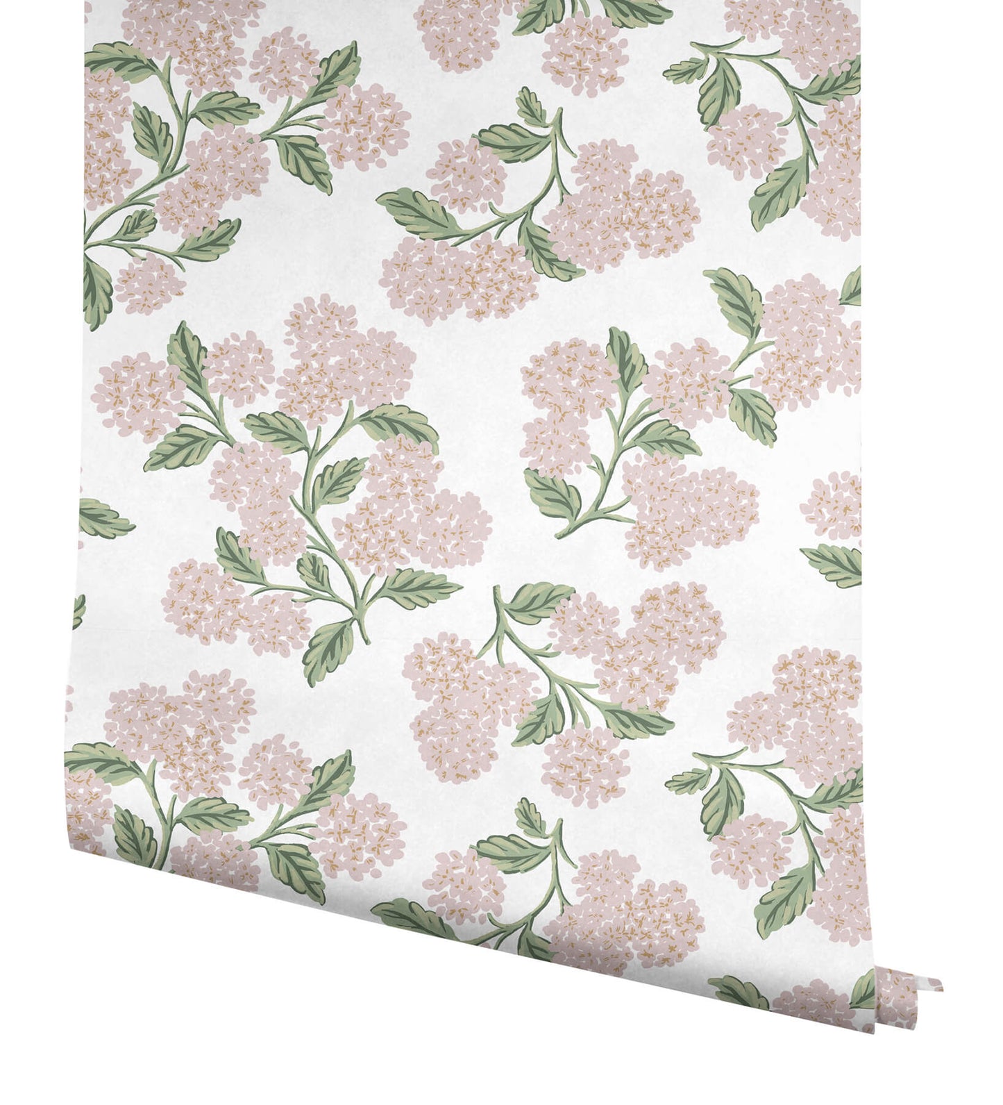 Rifle Paper Co. Hydrangea Peel & Stick Wallpaper - Pink & White