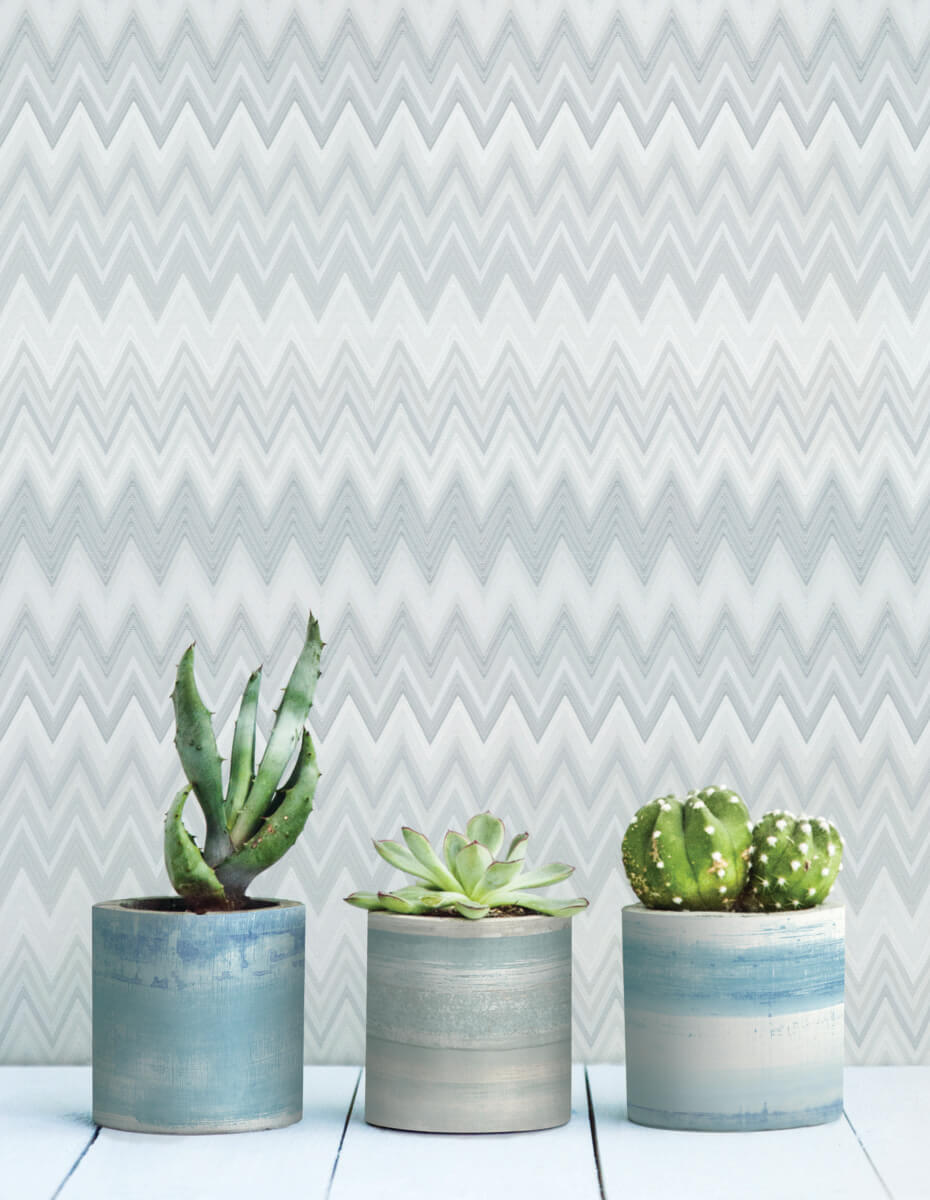 Missoni Zig Zag Peel & Stick Wallpaper - White