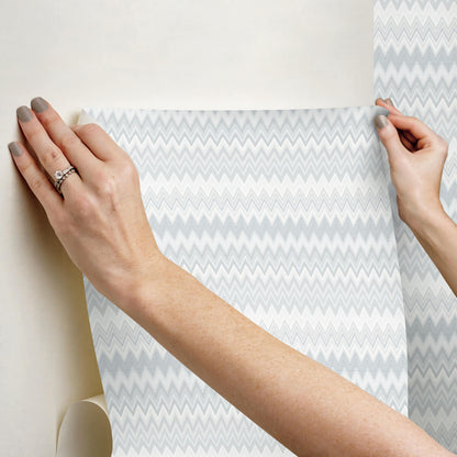 Missoni Zig Zag Peel & Stick Wallpaper - White