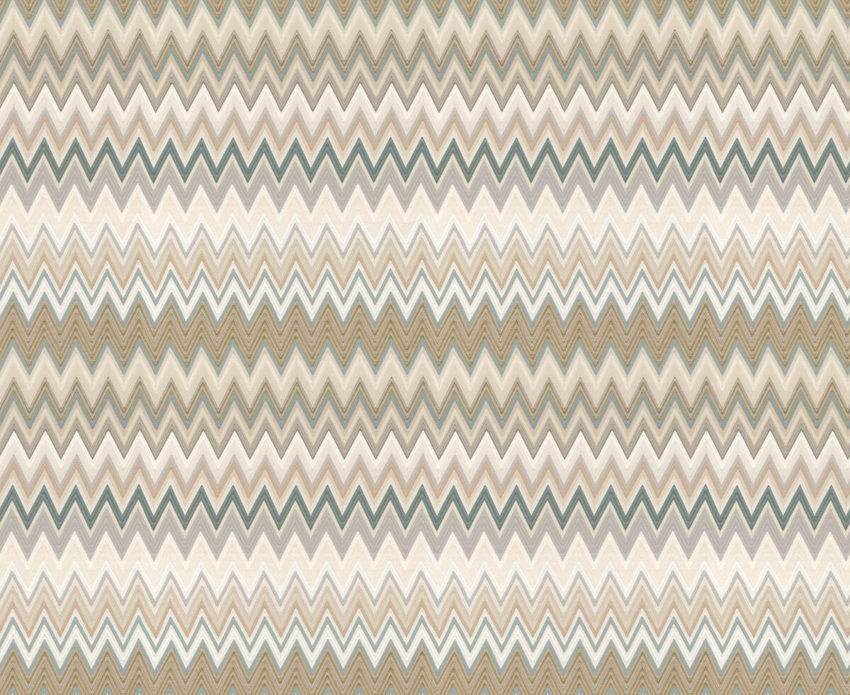 Missoni Zig Zag Peel & Stick Wallpaper - Green