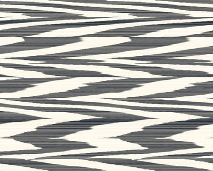 Missoni Flamed Zig Zag Peel & Stick Wallpaper - Black