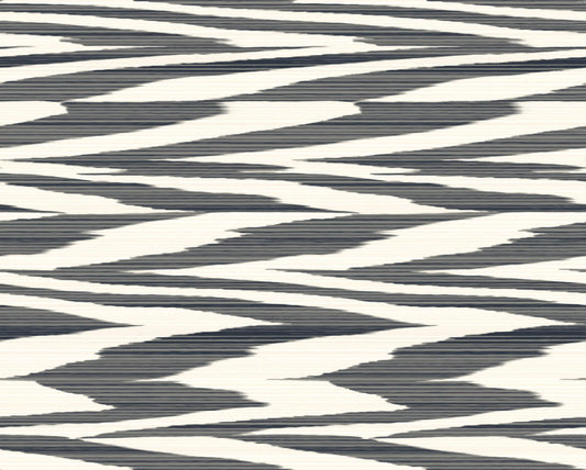 Missoni Flamed Zig Zag Peel & Stick Wallpaper - Black