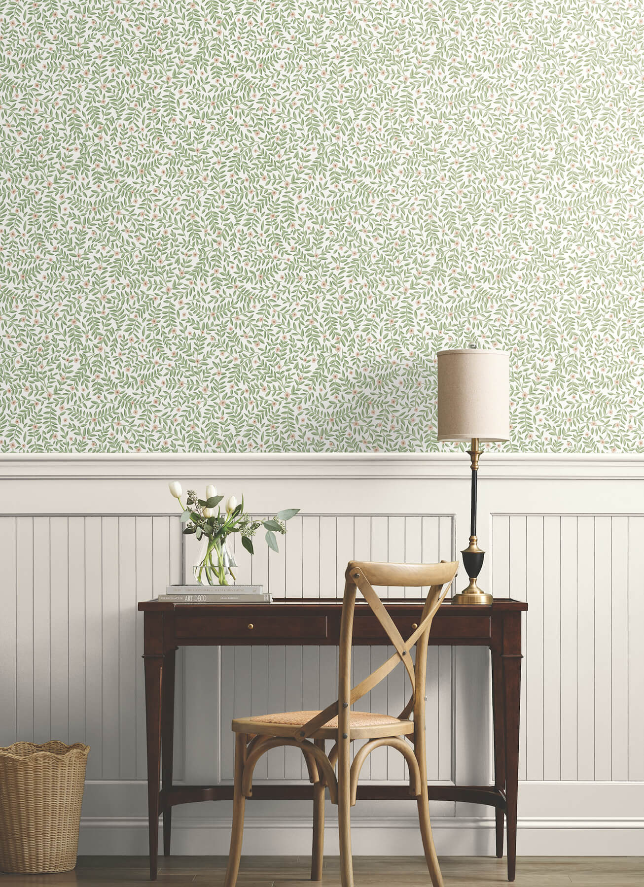 Rifle Paper Co. Elodie Peel & Stick Wallpaper - Cream