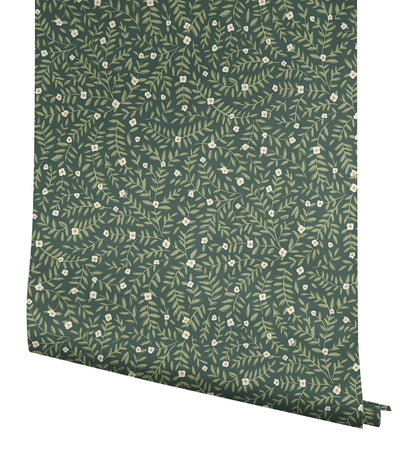 Rifle Paper Co. Elodie Peel & Stick Wallpaper - Emerald