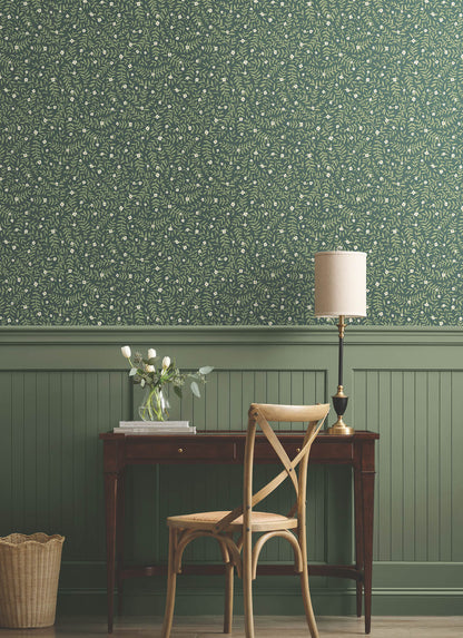 Rifle Paper Co. Elodie Peel & Stick Wallpaper - Emerald