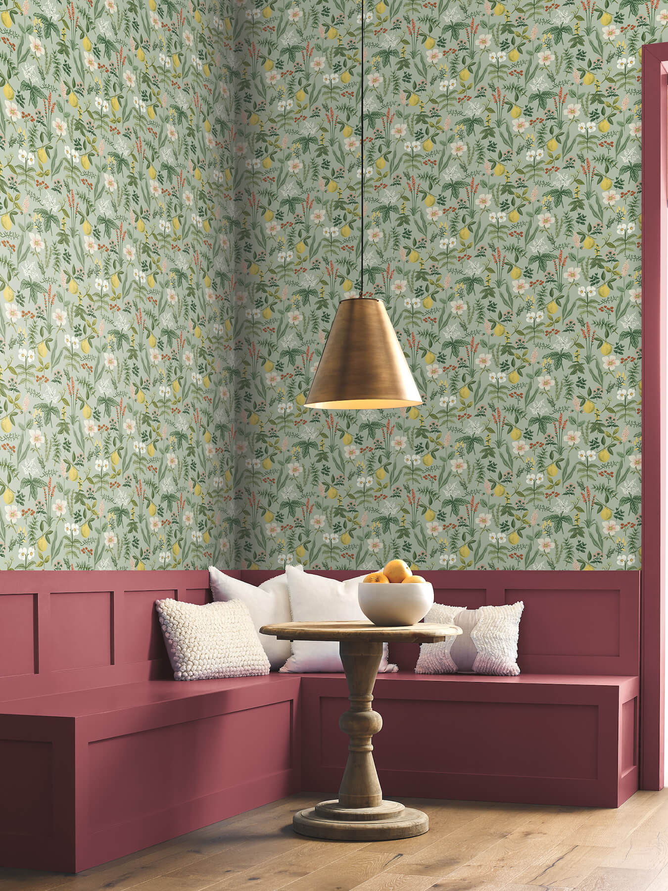 Rifle Paper Co. Herb Garden Peel & Stick Wallpaper - Sage