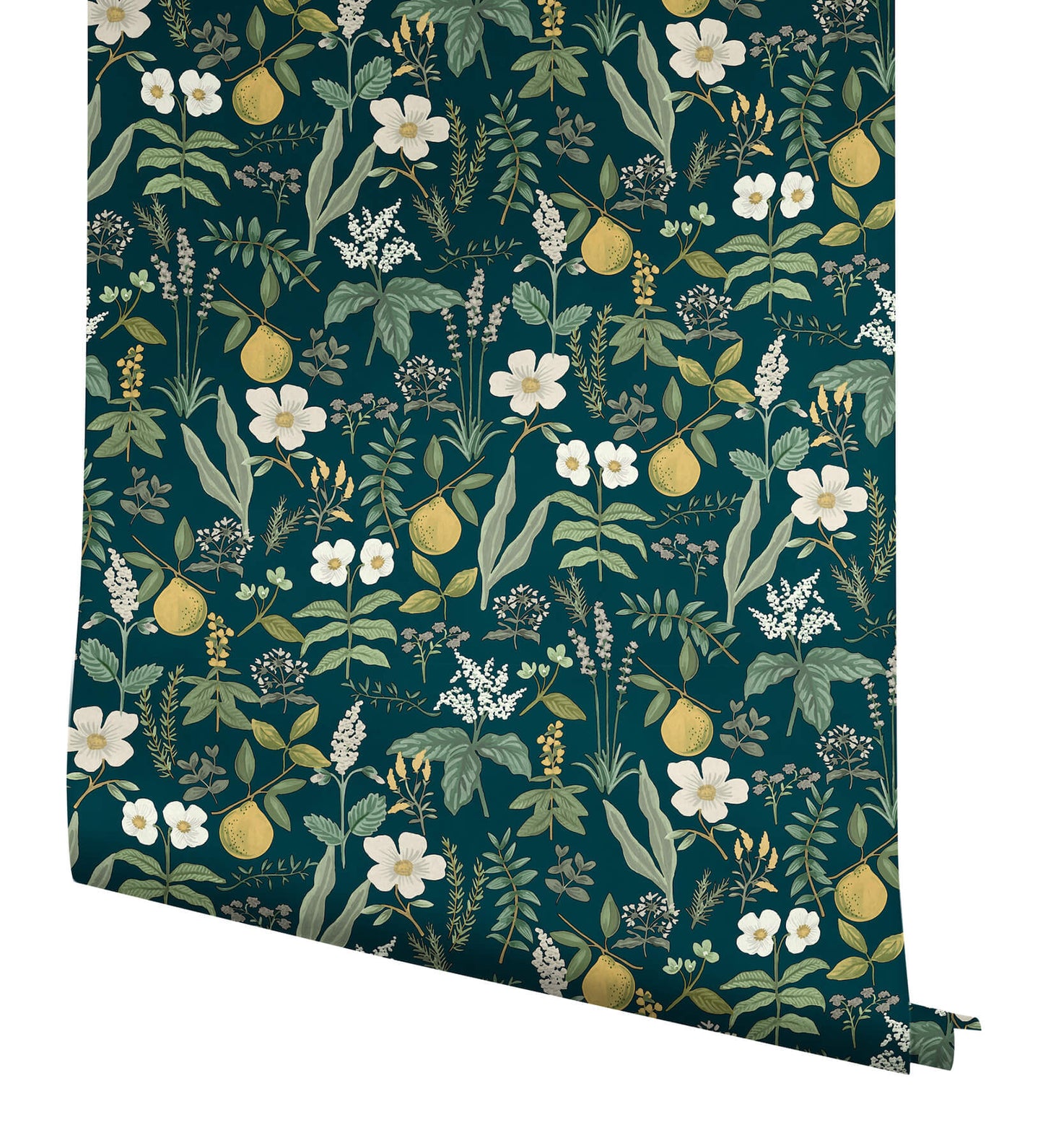 Rifle Paper Co. Herb Garden Peel & Stick Wallpaper - Navy
